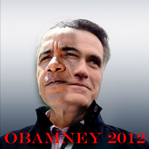 Obama and Romney: Carnival Midway Hucksters