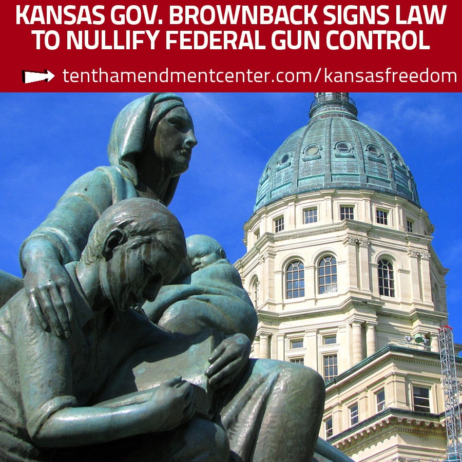 Kansas Governor Signs Second Amendment Protection Act