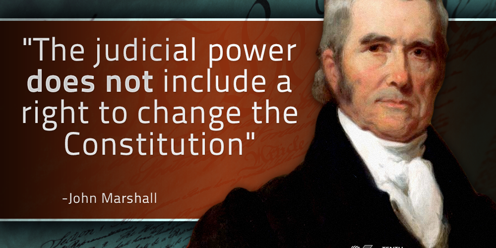 Even John Marshall Rejected a Liberal Construction of the Constitution