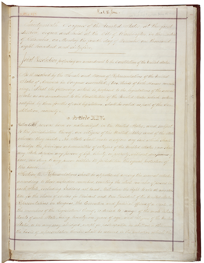 Incorporation of the Bill of Rights in the Fourteenth Amendment