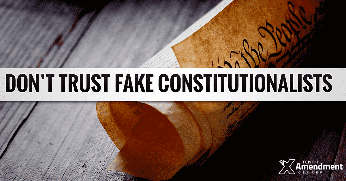 Here We Go Again: Fake Tenthers Treat the Constitution Like Toilet Paper