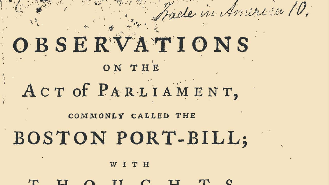 A Colonial Pamphlet Helps Show Why the Constitution’s Necessary and Proper Clause Granted No Power