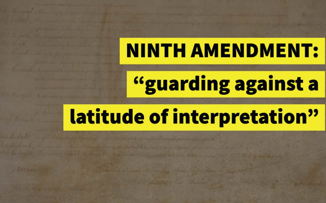 The Ninth Amendment and the Right of Local Self-Government