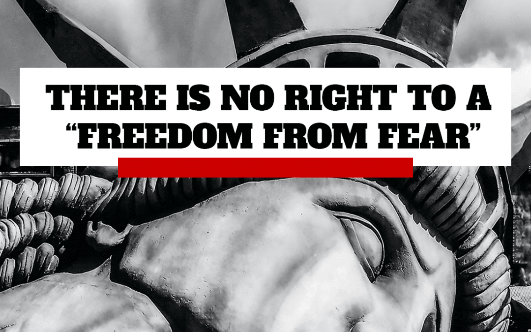 There Is No Right to a “Freedom from Fear”