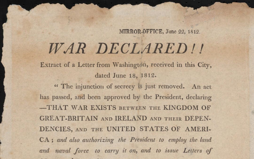 States vs. Feds: The 10th Amendment Battle Over Conscription in the War of 1812